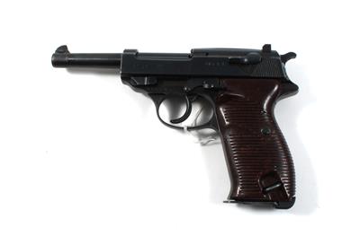 Pistole, Mauser - Oberndorf, Mod.: Walther P38, Kal.: 9 mm Para, - Armi da caccia, competizione e collezionismo