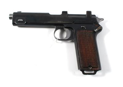 Pistole, Steyr, Mod.: Repetierpistole M.12, Kal.: 9 mm Steyr, - Lovecké, sportovní a sběratelské zbraně