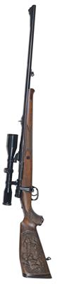 Repetierbüchse, J. Koschat - Ferlach, Mod.: jagdlicher Mauser 98, Kal.: .375 H & H, - Jagd-, Sport- und Sammlerwaffen
