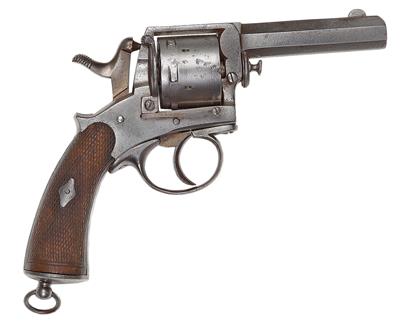 Revolver, Leopold Ulrich - Wien, Mod.: K. K. Post- und Polizeirevolver, Kal.: 9 mm (.380), - Jagd-, Sport- und Sammlerwaffen