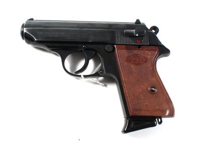 Pistole, Manurhin, Mod.: Walther PPK, Kal.: 7,65 mm, - Jagd-, Sport- und Sammlerwaffen