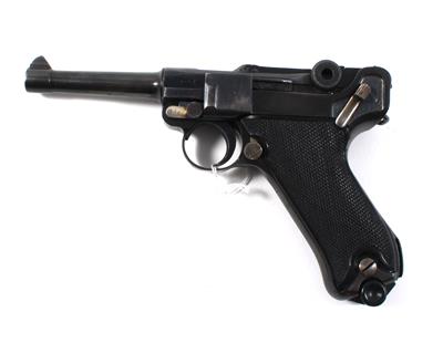 Pistole, Mauser - Oberndorf, Mod.: P08, Kal.: 9 mm Para, - Armi da caccia, competizione e collezionismo