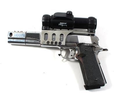 Pistole, Springfield Armory/unbekannter Hersteller, Mod.: 1911-A1, Kal.: .45 ACP, - Jagd-, Sport- und Sammlerwaffen