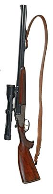 Bockbüchsflinte, vermutlich Franz Schmied - Ferlach, Kal.: 6,5 x 57R/20/76, - Sporting and Vintage Guns