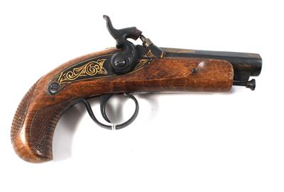 Perkussionspistole, unbekannter, spanischer Hersteller, Kal.: 12 mm, - Lovecké, sportovní a sběratelské zbraně