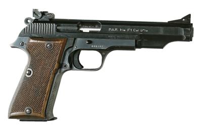Pistole, MAB, Mod.: P. A. P. Mle F1 (PA-15 Target), Kal.: 9 mm Para, - Lovecké, sportovní a sběratelské zbraně