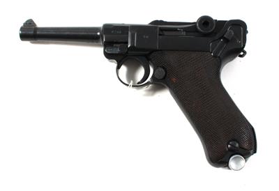 Pistole, Mauser - Oberndorf, Mod.: P08, Kal.: 9 mm Para, - Jagd-, Sport- und Sammlerwaffen