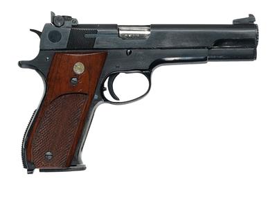 Pistole, Smith  &  Wesson, Mod.: 52-2, Kal.: .38 Spez. WC, - Jagd-, Sport- und Sammlerwaffen