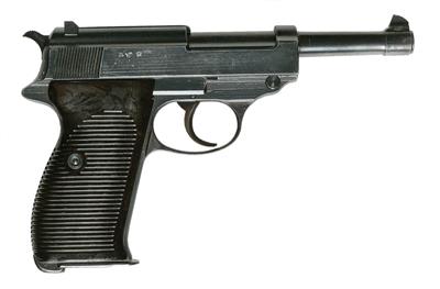 Pistole, Spreewerke - Berlin, Mod.: Walther P38, Kal.: 9 mm Para, - Jagd-, Sport- und Sammlerwaffen