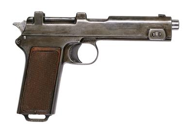 Pistole, Steyr, Mod.: Repetierpistole M.12 der deutschen Polizei (Pistole M.12(ö)), Kal.: 9 mm Para, - Jagd-, Sport- und Sammlerwaffen
