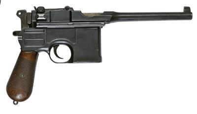 Pistole, Waffenfabrik Mauser - Oberndorf, Mod.: C96 M1912, Kal.: 7,63 mm, - Jagd-, Sport- und Sammlerwaffen