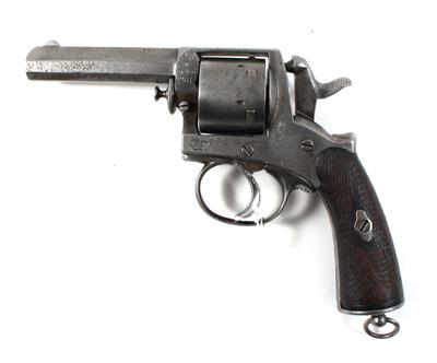 Revolver, Gasser - Wien, Mod.: K. K. Sicherheitswache-Revolver, Kal.: 9 mm (.380"), - Jagd-, Sport- und Sammlerwaffen