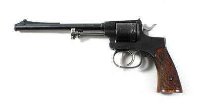 Revolver, Lichtblau (ursprünglich Rast  &  Gasser), Mod.: umgebauter Armeerevolver M.1898, Kal.: .22 l. r., - Jagd-, Sport- und Sammlerwaffen