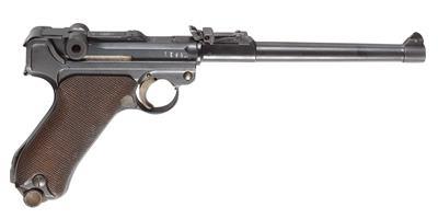 Pistole, DWM, Mod.: lange Pistole 08 (sogenanntes 'Artillerie'- oder 'Ari'-Modell), Kal.: 9 mm Para, - Jagd-, Sport- und Sammlerwaffen