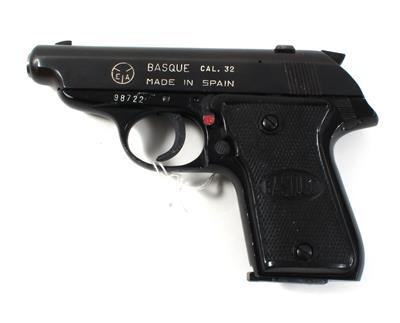 Pistole, Echave y Arizmendi - Eibar (ECHASA), Mod.: Basque (761), Kal.: 7,65 mm, - Sporting and Vintage Guns