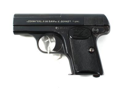 Pistole, Emil Zehner - Suhl, Mod.: ZEHNA Typ III, Kal.: 6,35 mm, - Armi da caccia, competizione e collezionismo