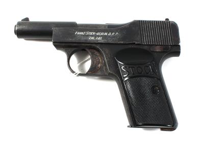 Pistole, Franz Stock - Berlin, Mod.: Taschenpistole, Kal.: 7,65 mm, - Sporting and Vintage Guns