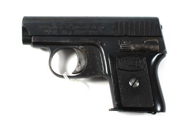 Pistole, Mauser - Oberndorf, Mod.: Westentaschenpistole Modell 1, Kal.: 6,35 mm, - Jagd-, Sport- und Sammlerwaffen