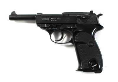 Pistole, Walther - Ulm, Mod.: P1, Kal.: 9 x 21!!, - Armi da caccia, competizione e collezionismo