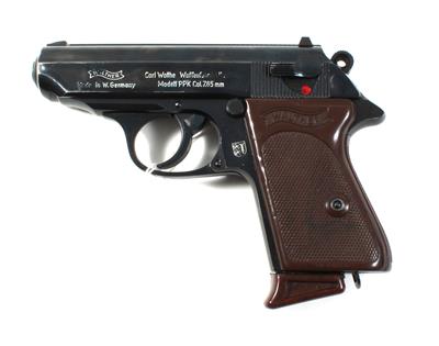 Pistole, Walther - Ulm, Mod.: PPK, Kal.: 7,65 mm, - Armi da caccia, competizione e collezionismo