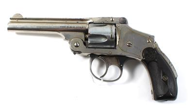 Revolver, Smith  &  Wesson, Mod.: .38 Safety Hammerless 4. Modell, Kal.: .38 S & W, - Lovecké, sportovní a sběratelské zbraně