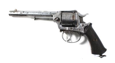 Revolver, vermutlich Martin Spirlet - Lüttich, Kal.: 9 mm, - Jagd-, Sport- und Sammlerwaffen