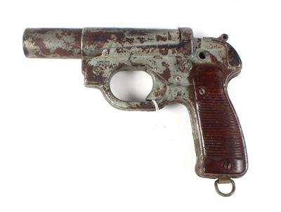 Leuchtpistole, HASAG (Hugo Schneider AG) - Leipzig, Mod.: 42, Kal.: 4, - Sporting and Vintage Guns