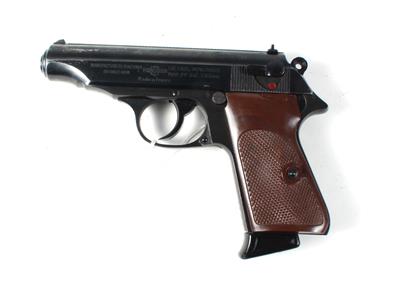 Pistole, Manurhin, Mod.: Walther PP, Kal.: 7,65 mm, - Jagd-, Sport- und Sammlerwaffen