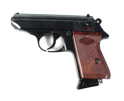 Pistole, Manurhin, Mod.: Walther PPK, Kal.: 7,65 mm, - Sporting and Vintage Guns