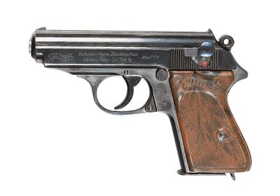 Pistole, Walther - Zella/Mehlis, Mod.: PPK der deutschen Polizei, Kal.: 7,65 mm, - Jagd-, Sport- und Sammlerwaffen