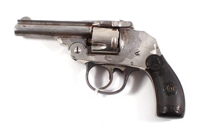 Revolver, Iver Johnson's Arms, Mod.: 1st Model Safety Automatic hammerless Revolver, Kal.: .32 S  &  W, - Sporting and Vintage Guns