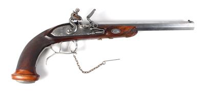Steinschloßpistole, unbekannter, italienischer Hersteller, Mod.: Le Page, Kal.: 12 mm, - Sporting and Vintage Guns