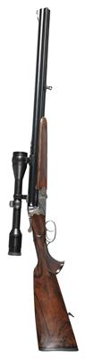 Triumphdrilling (Bockdrilling), Josef Just - Ferlach, Kal.: 7 x 65R/.222 Rem./12/70, - Sporting and Vintage Guns