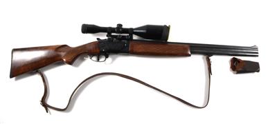 Bockbüchsflinte mit Einstecklauf, CZ, Mod.: ZH304, Kal.: 7 x 57R/12/70, Kal. des Einstecklaufes: .22 Hornet, - Jagd-, Sport- und Sammlerwaffen