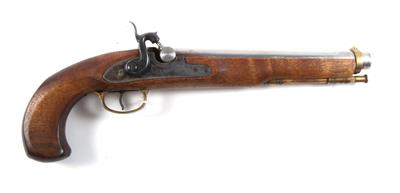 Perkussionspistole, unbekannter Hersteller, Kal.: 16 mm, - Sporting and Vintage Guns