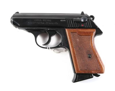 Pistole, Erma, Mod.: ERP52, Kal.: .22 l. r., - Jagd-, Sport- und Sammlerwaffen