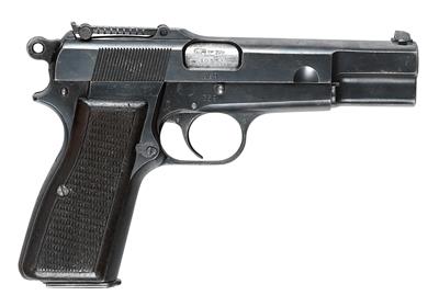 Pistole, FN - Browning, Mod.: 1935 HP der estnischen Armee, Kal.: 9 mm Para, - Armi da caccia, competizione e collezionismo