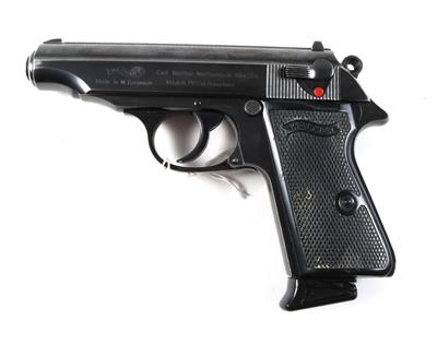 Pistole, Walther - Ulm, Mod.: PP, Kal.: 9 mm kurz, - Jagd-, Sport- und Sammlerwaffen
