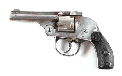 Revolver, Iver Johnson's Arms, Mod.: 1st Model Safety Automatic hammerless Revolver, Kal.: .32 S  &  W, - Jagd-, Sport- und Sammlerwaffen