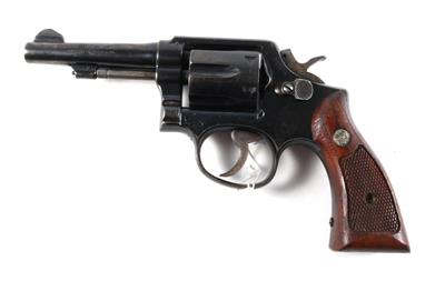 Revolver, Smith  &  Wesson, Mod.: postwar .38 Military  &  Police ('Pre-Model 10'), Kal.: .38 Spez., - Jagd-, Sport- und Sammlerwaffen
