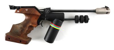 CO2-Matchpistole, Walther - Ulm, Mod.: CPM-1, Kal.: 4,5 mm, - Jagd-, Sport- und Sammlerwaffen