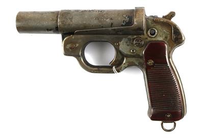 Leuchtpistole, HASAG (Hugo Schneider AG) - Leipzig, Mod.: 42, - Sporting and Vintage Guns