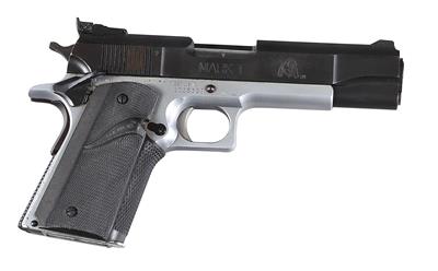 Pistole, L. A. R. - USA, Mod.: Grizzly Mark I, Kal.: .45 Win. Mag., - Jagd-, Sport- und Sammlerwaffen