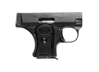 Pistole, Maschinenfabrik Fritz Mann - Suhl/Neundorf, Mod.: 1921, Kal.: 6,35 mm, - Sporting and Vintage Guns