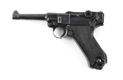 Pistole, Mauser - Oberndorf, Mod.: P08, Kal.: 9 mm Para, - Jagd-, Sport- und Sammlerwaffen