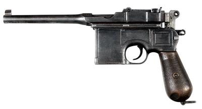 Pistole, Waffenfabrik Mauser - Oberndorf, Mod.: C96 M1912, Kal.: 7,63 mm Mauser, - Lovecké, sportovní a sběratelské zbraně