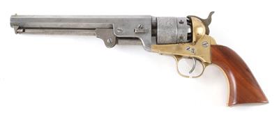 VL-Perkussionsrevolver, unbekannter, italiensicher Hersteller, Mod.: Colt Navy 1861, Kal.: .44", - Armi da caccia, competizione e collezionismo