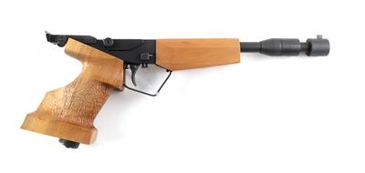 CO2-Matchpistole, tschechoslowakischer Hersteller, Mod.: Tau7, Kal.: 4,5 mm, - Jagd-, Sport- und Sammlerwaffen