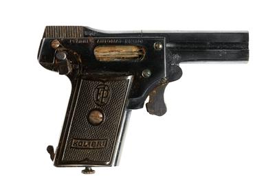 Pistole, Franz Pfannl - Krems, Mod.: Kolibri Kurzlaufmodell, Kal.: 2,7 mm mit Originalschatulle, - Armi da caccia, competizione e collezionismo