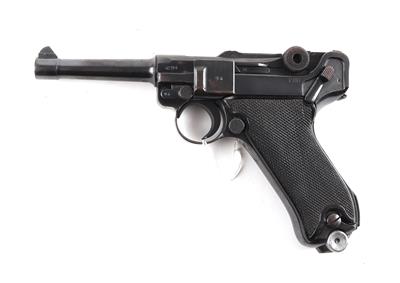 Pistole, Mauser, Mod.: P08, nummerngleich, Kal.: 9 mm Para, - Jagd-, Sport- und Sammlerwaffen